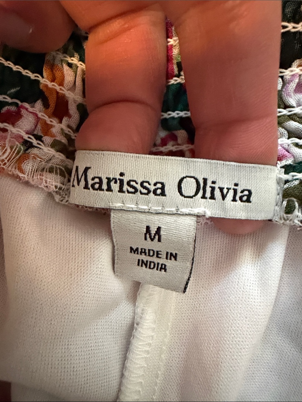 Marissa Olivia Pink Floral Tiered Maxi Skirt - High Low - Picture 2 of 3